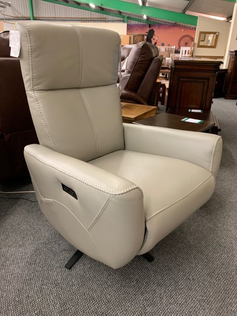 Clearance - HTL Denver Rechargeable Power Reclining Swivel Chair