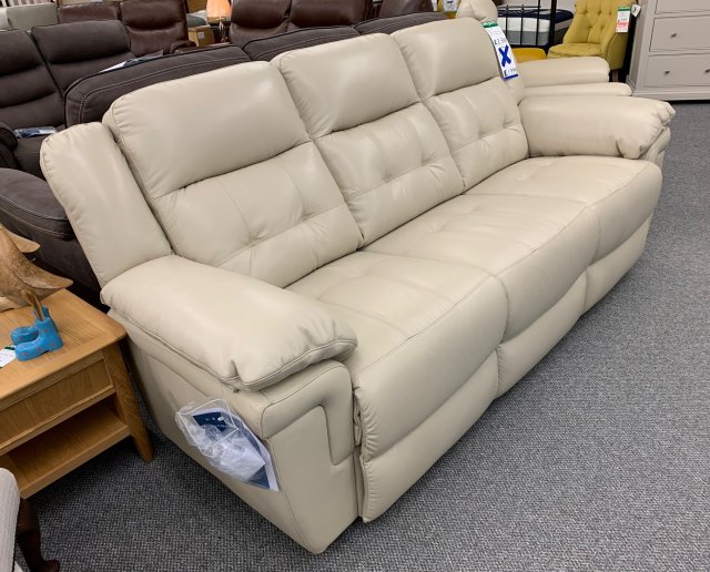 Clearance - La-z-boy Augustine 3 Seater Sofa in Leather