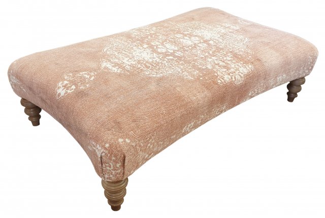 Tetrad Jacaranda Curved Footstool (Plain Top)