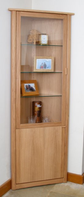 Andrena Albury Corner Display Cabinet