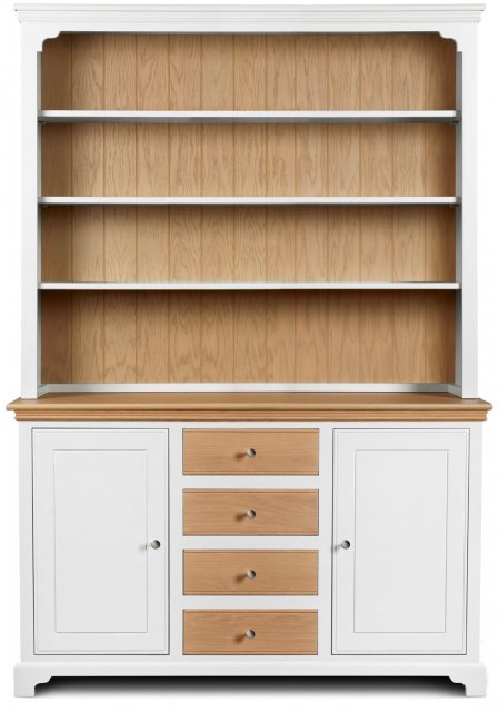 Hambledon Medium Open Rack Full Dresser - Painted Drawers