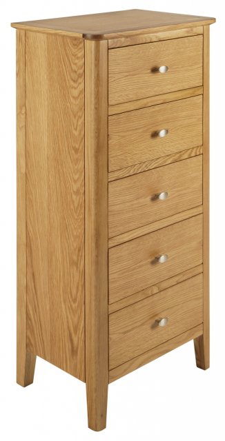 Aviemore Bedroom 5 Drawer Tallboy