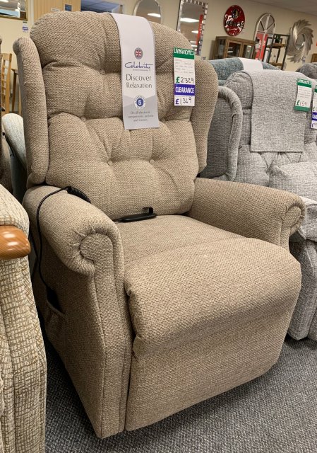 Clearance - Celebrity Woburn Standard Dual Motor Riser Recliner with Massage