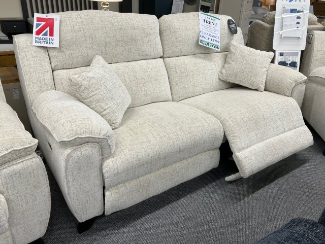 Clearance - La-z-boy Trent 3 Seater Power Sofa, 2 Seater Fixed Sofa & Fixed Chair