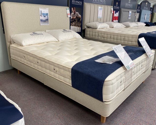 Clearance - Hypnos Orthocare Classic 5'0" (150cm) Kingsize Mattress with Shallow Base + Headboard
