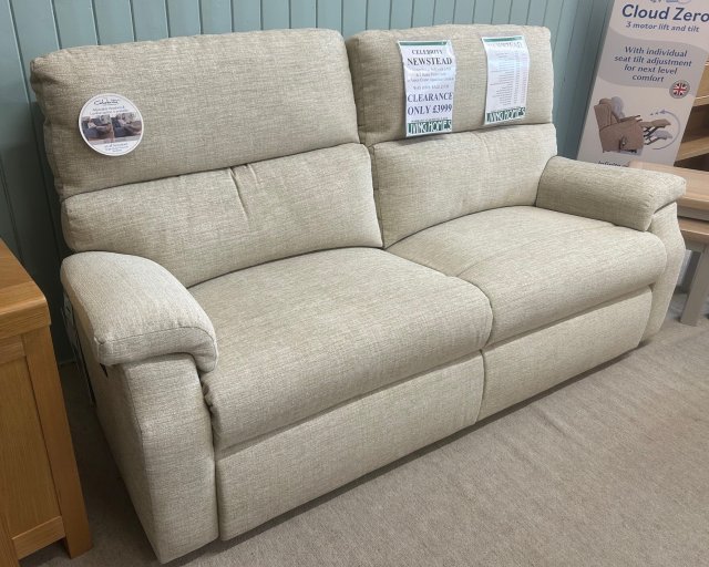 Clearance - Celebrity Newstead 3 Seater Power Sofa with Headtilt/Lumbar & 2 Seater Power Sofa