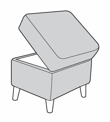 Buoyant Molly Storage Footstool