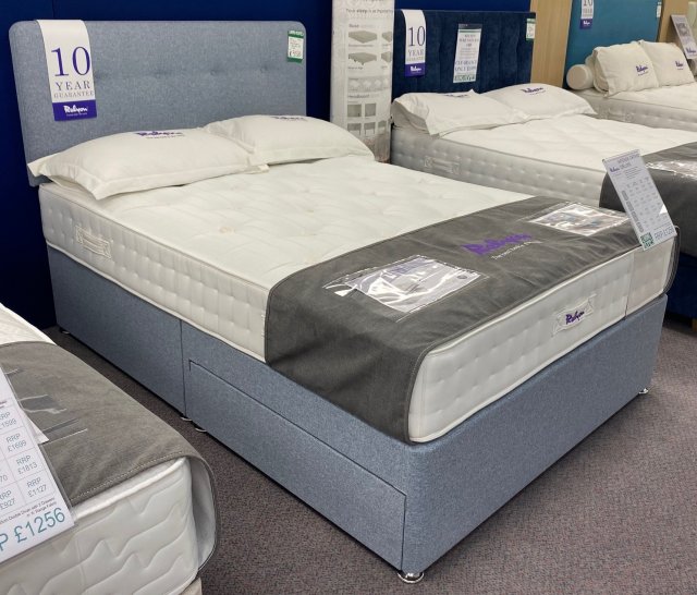 Clearance - Relyon Intense Ortho Deluxe 4'6" (135cm) 2 Drawer Set + Headboard
