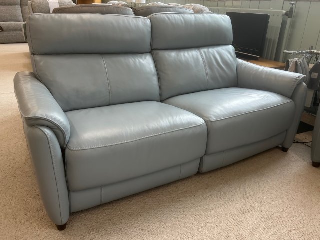 Clearance - HTL Virginia 2.5 Seater Power Sofa & Manual Reclining Chair in NC Leather