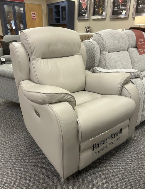 Clearance - Parker Knoll Boston Power Reclining Chair in Leather