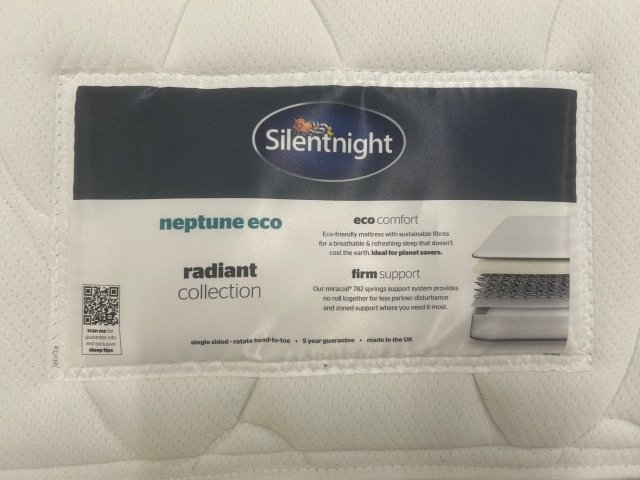 Clearance - Silentnight Neptune Eco 135cm Double Mattress Only