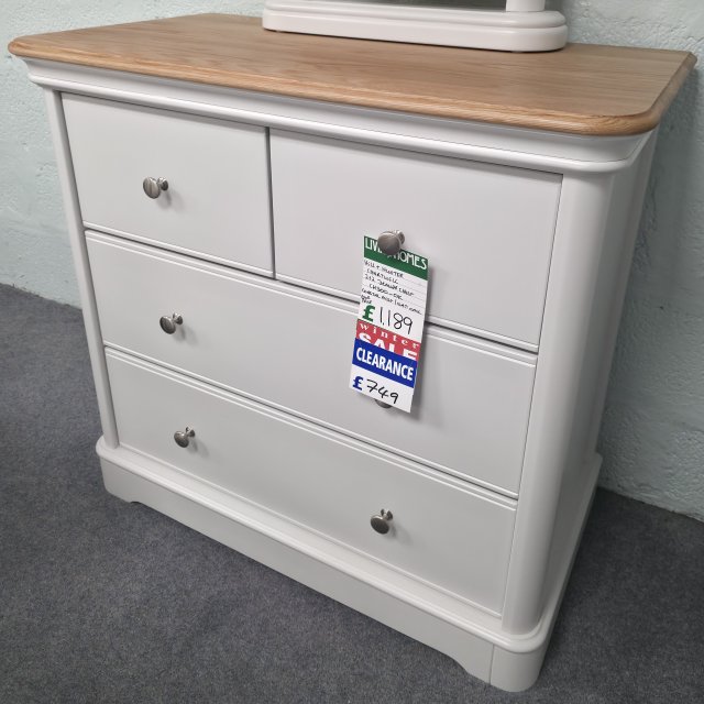 Clearance - Hill & Hunter Chartwell 2+2 Drawer Chest