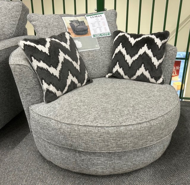 Clearance - Buoyant Luman Cuddler Swivel Chair