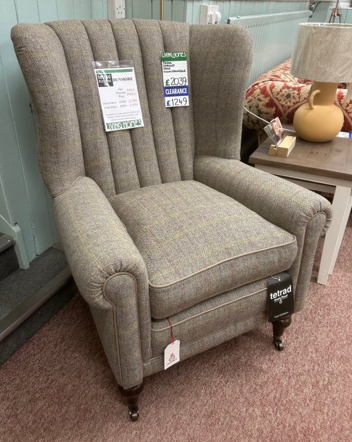 Clearance - Tetrad Dunmore Armchair in Harris Tweed