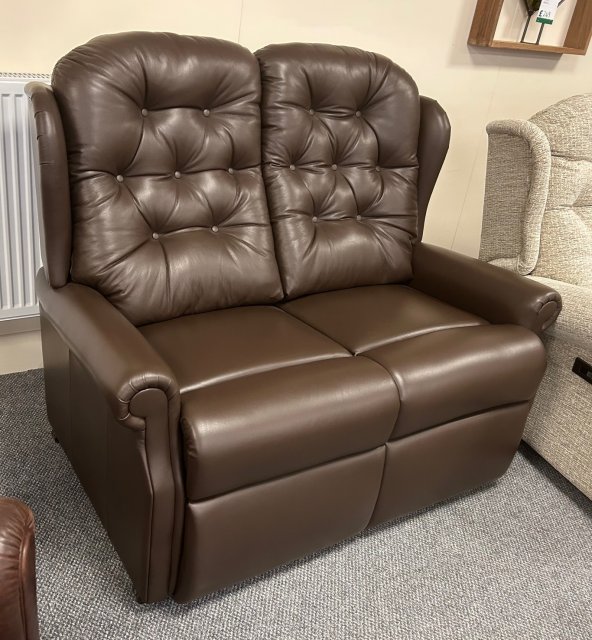 Clearance - Celebrity Woburn 2 Seater Fixed Sofa in Leather
