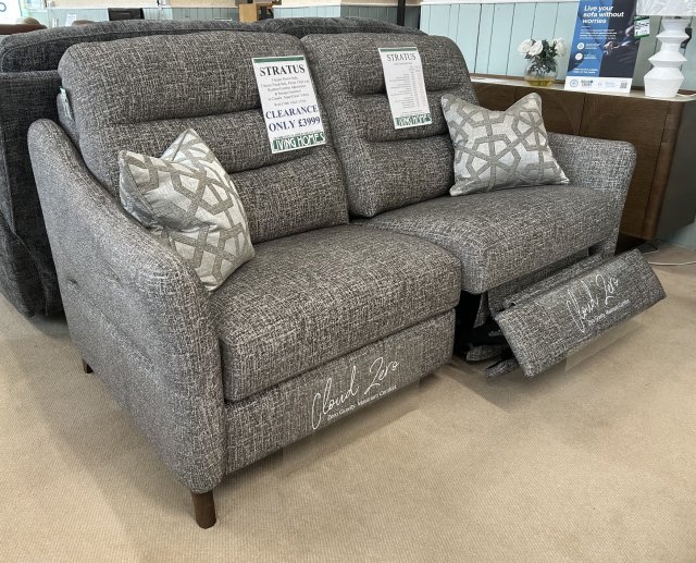 Clearance - Ashwood Stratus 3 Seater Power Sofa, 2 Seater Fixed Sofa, Power Chair & Footstool
