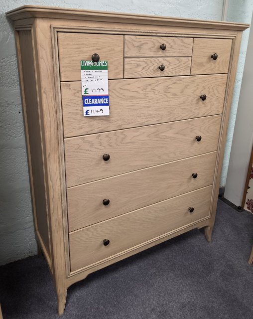 Clearance - Willis Gambier Toulon 8 Drawer Chest