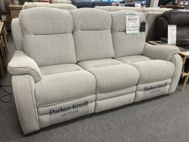 Clearance - Parker Knoll Boston 3 Seater Manual Reclining Sofa