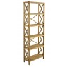 Regis Oak 6 Shelf Unit