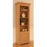 Andrena Pelham Narrow Open Bookcase with Door