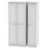 Welcome Bude Triple Plain Wardrobe