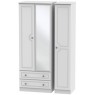 Welcome Bude Tall Triple 2 Drawer Mirror Wardrobe