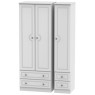 Welcome Bude Tall Triple 2 Drawer + Drawer Wardrobe