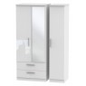 Welcome Infinity Triple 2 Drawer Mirror Robe