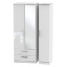 Welcome Infinity Tall Triple 2 Drawer Mirror Robe