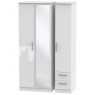 Welcome Infinity Tall Triple Mirror + Drawer Robe