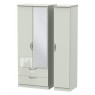 Welcome Cambridge Triple 2 Drawer Mirror Robe