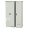 Welcome Cambridge Tall Triple Plain + Drawer Robe