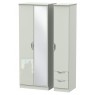 Welcome Cambridge Tall Triple Mirror + Drawer Robe