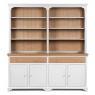 Hambledon Large Open Rack Full Dresser - Oak Drawers