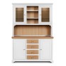 Hambledon Medium Glazed Top Full Dresser - Oak Drawers