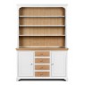 Hambledon Medium Open Rack Full Dresser - Oak Drawers