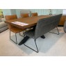 Clearance - Baker Shoreham 200cm Holburn Table & 2 x Cooper Benches in Grey