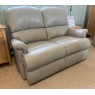 Clearance - Sherborne Nevada 2 Seater Fixed Sofa in Leather