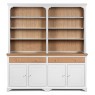 Hambledon Large Open Rack Full Dresser - Painted Drawers