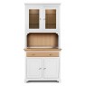 Hambledon Small Glazed Top Full Dresser - Painted Drawer