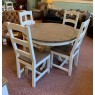 Clearance - Baker Cotleigh 120cm Circular Dining Table & 4 x Wooden Seat Chairs
