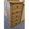 Clearance - Classic Portbury 5 Drawer Wellington Chest Oak