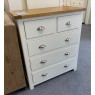 Clearance - Classic Portbury 2+3 Drawer Chest in White