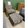 Clearance - Celebrity Mayfair Linby Accent Chair & Footstool
