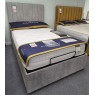 Clearance - Highgrove Status 120cm Small Double Adjustable Bed 2 Drawers + HB