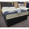 Clearance - Hypnos Cotton Luxury 150cm King 2 Drawer Firm Edge Divan Set + HB
