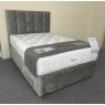 Clearance - Relyon Pure Natural 1400 4'6" (135cm) Double 2 Drw F/E Divan + Consort Headboard