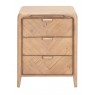 Aurora Large 3 Drawer Bedside Table