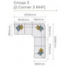 Alstons Memphis Corner Group 3 (2 Corner 3 RHF)