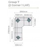 Alstons Memphis Corner Group 7 (2 Corner 1 LHF)